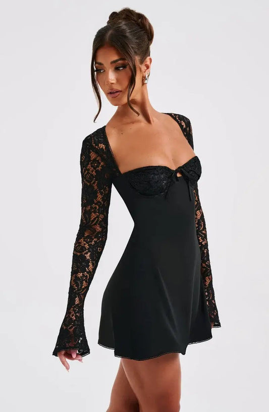 Amaline Lace Mini Dress
