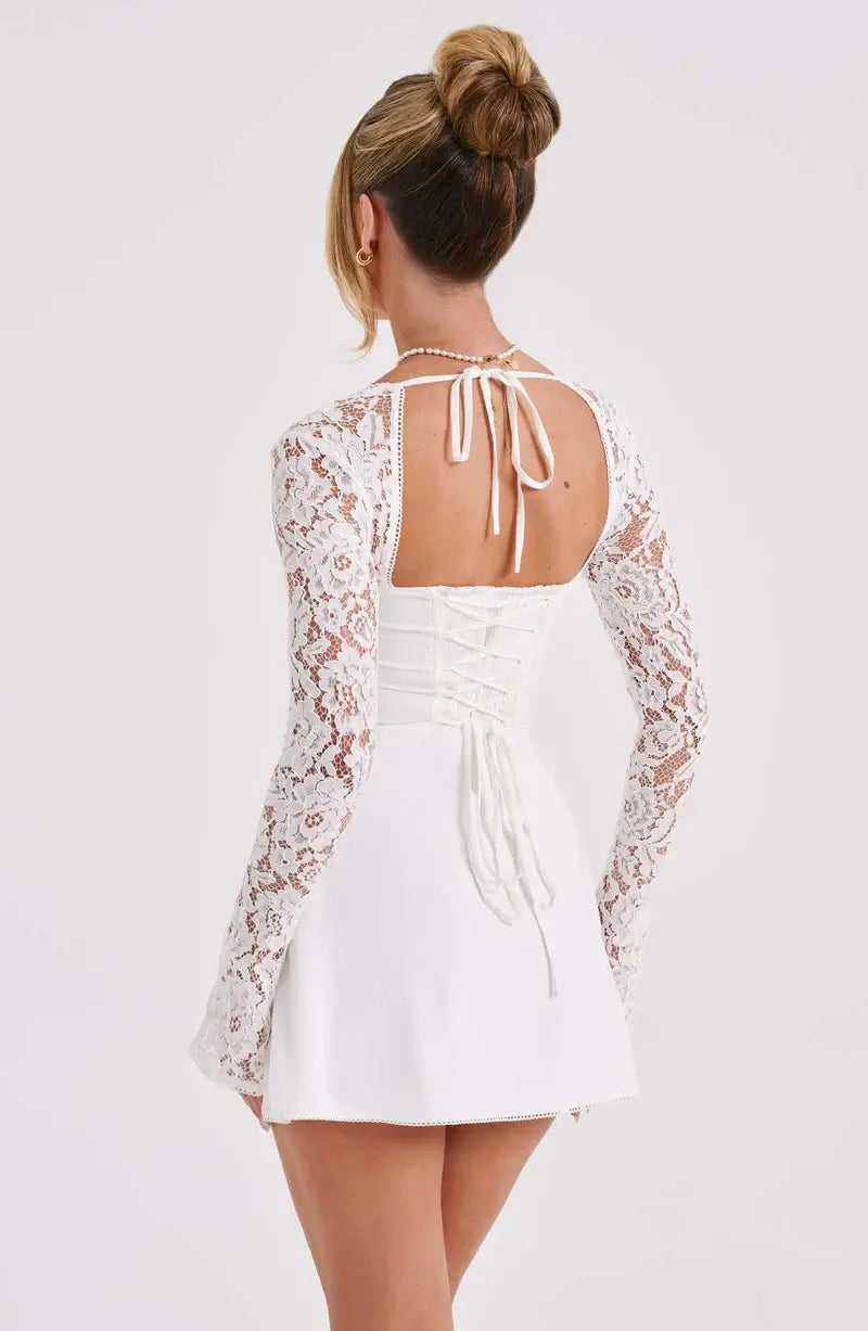 Amaline Lace Mini Dress