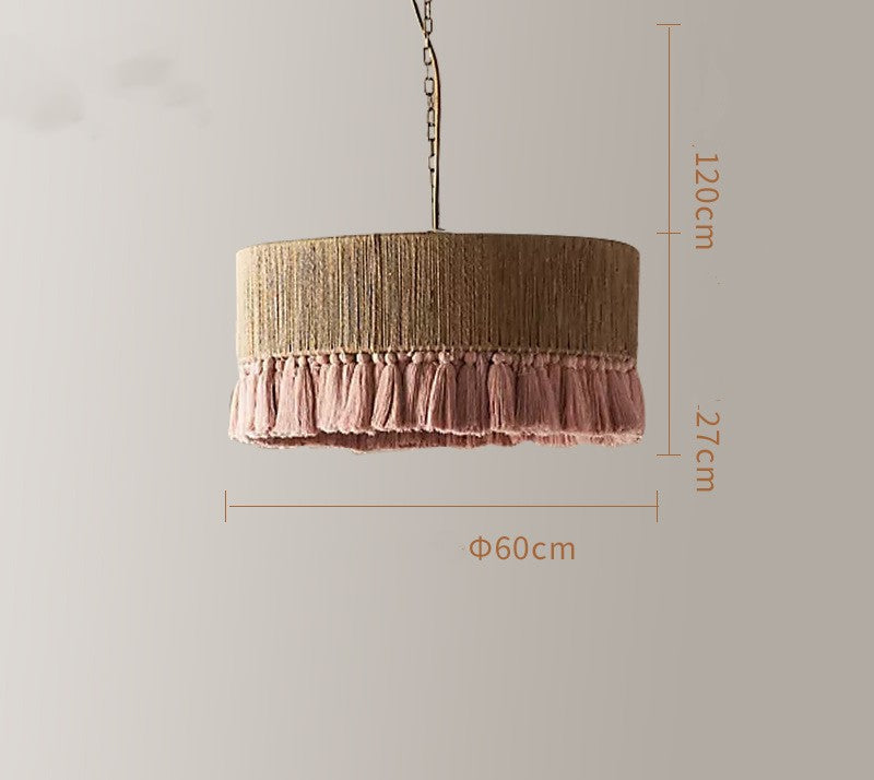 Bohemian Tassel Rope Chandelier