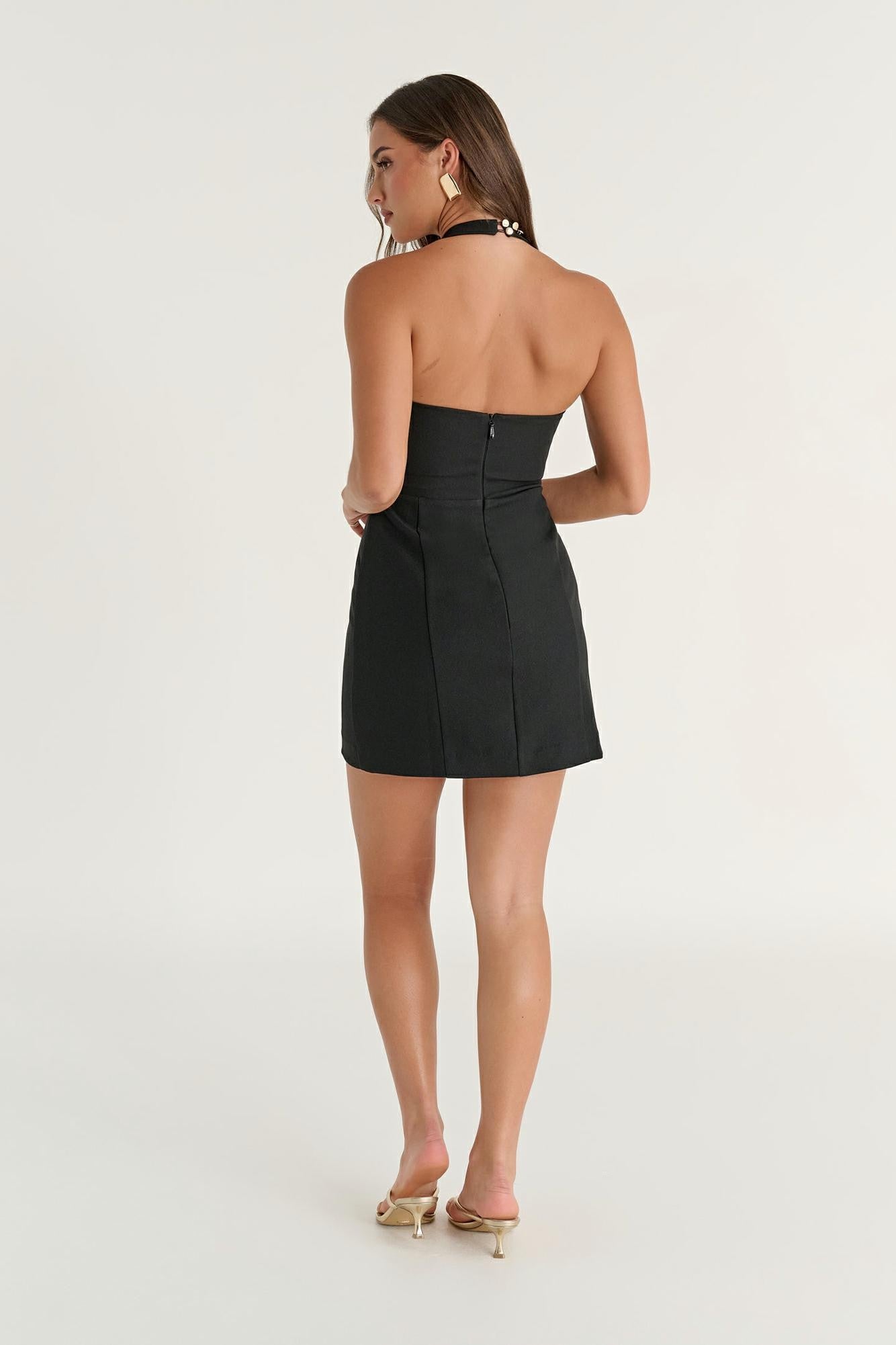 Calista Halter Mini Dress