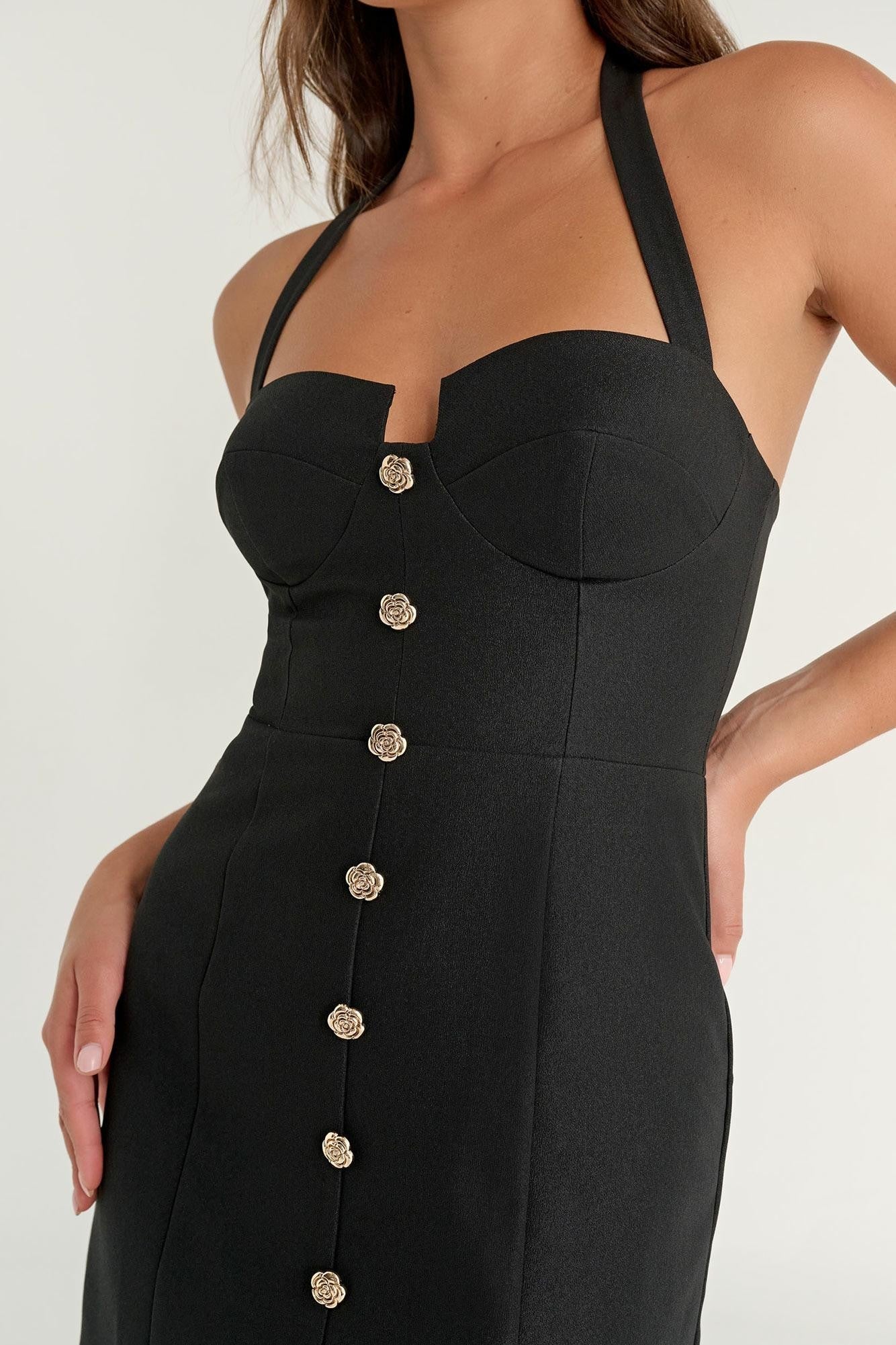 Calista Halter Mini Dress