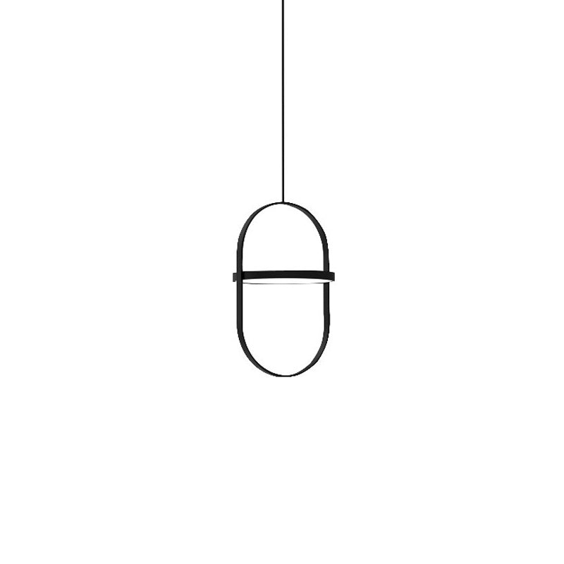 Compact Black LED Pendant