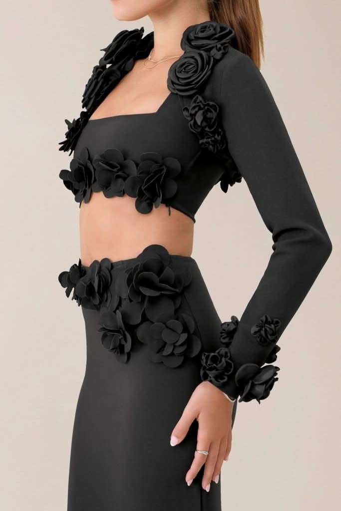 Elysia Floral Bolero Jacket