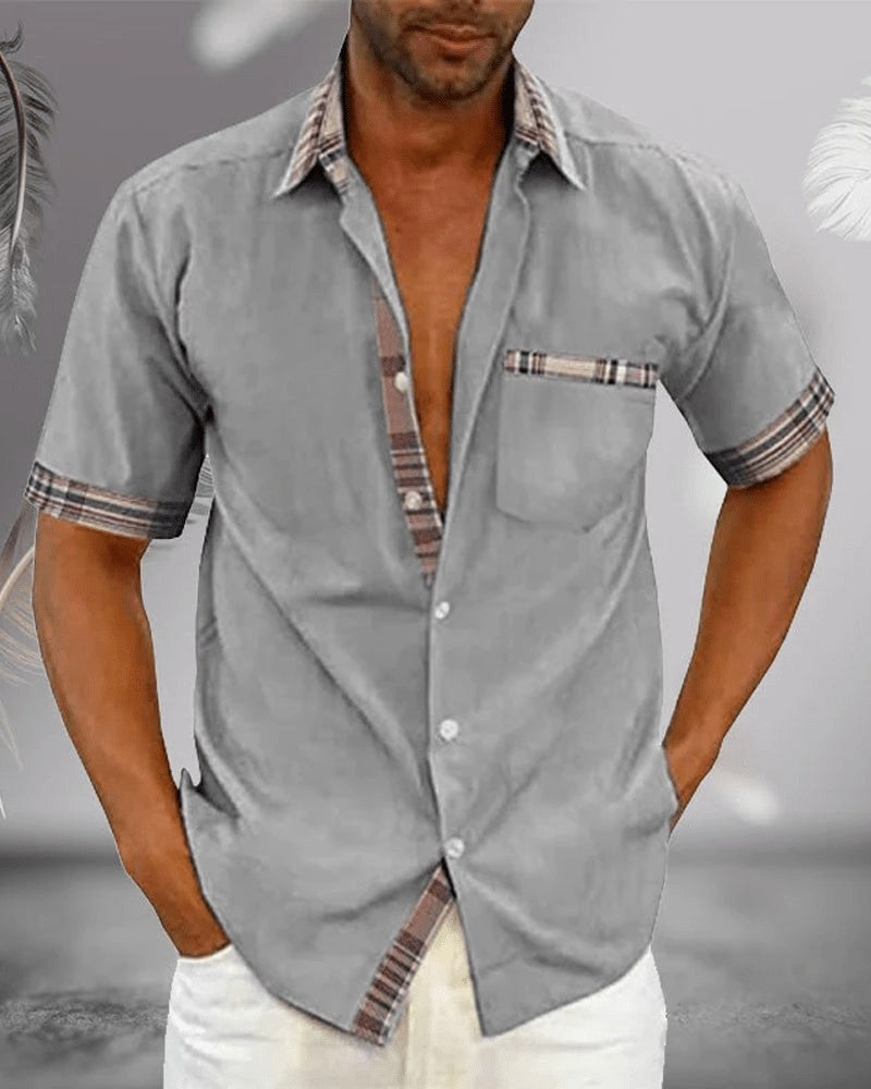 Men’s Tailored Long-Sleeve Shirt – Classic, Versatile & Breathable