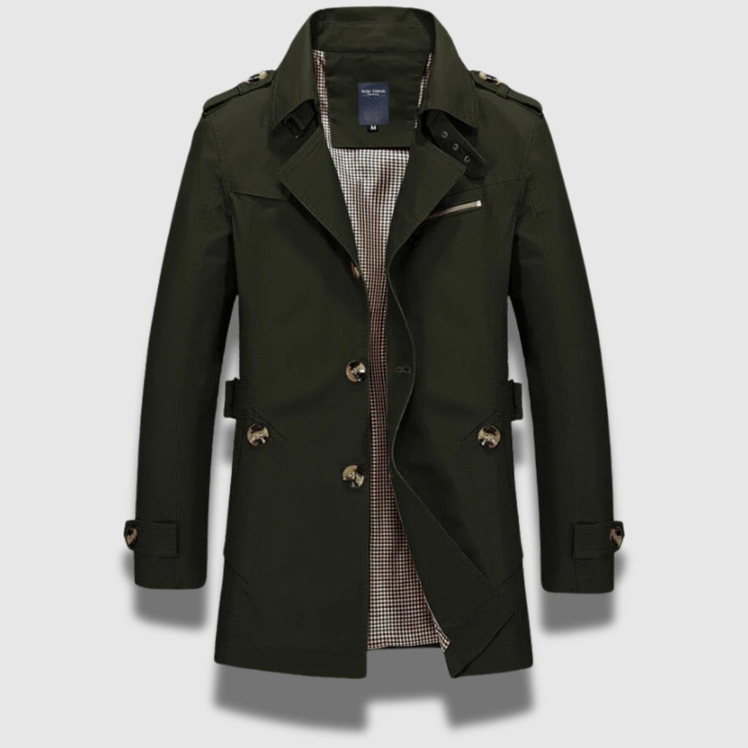 Men’s Tailored Warm Jacket – Durable, Refined & Season-Spanning