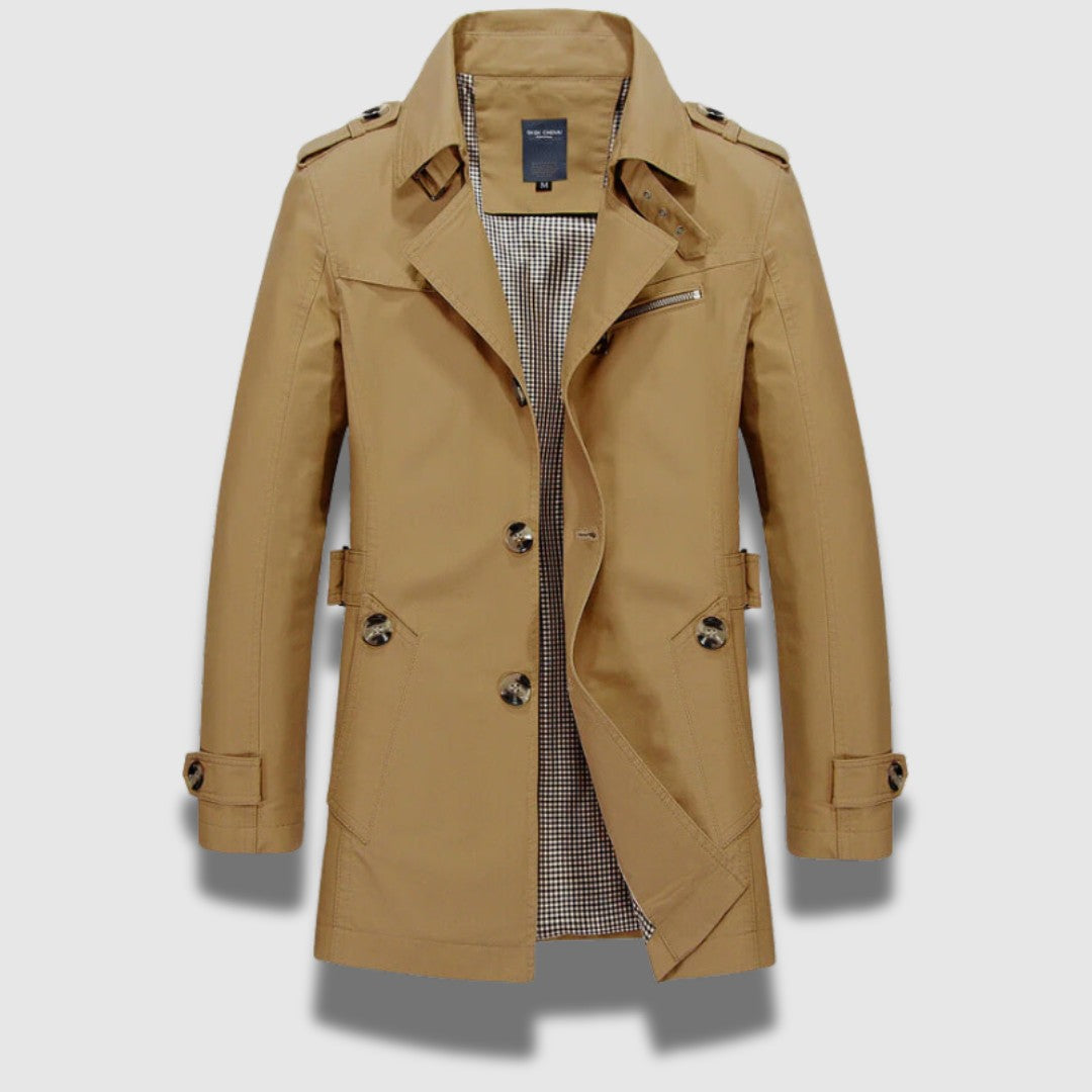 Men’s Tailored Warm Jacket – Durable, Refined & Season-Spanning