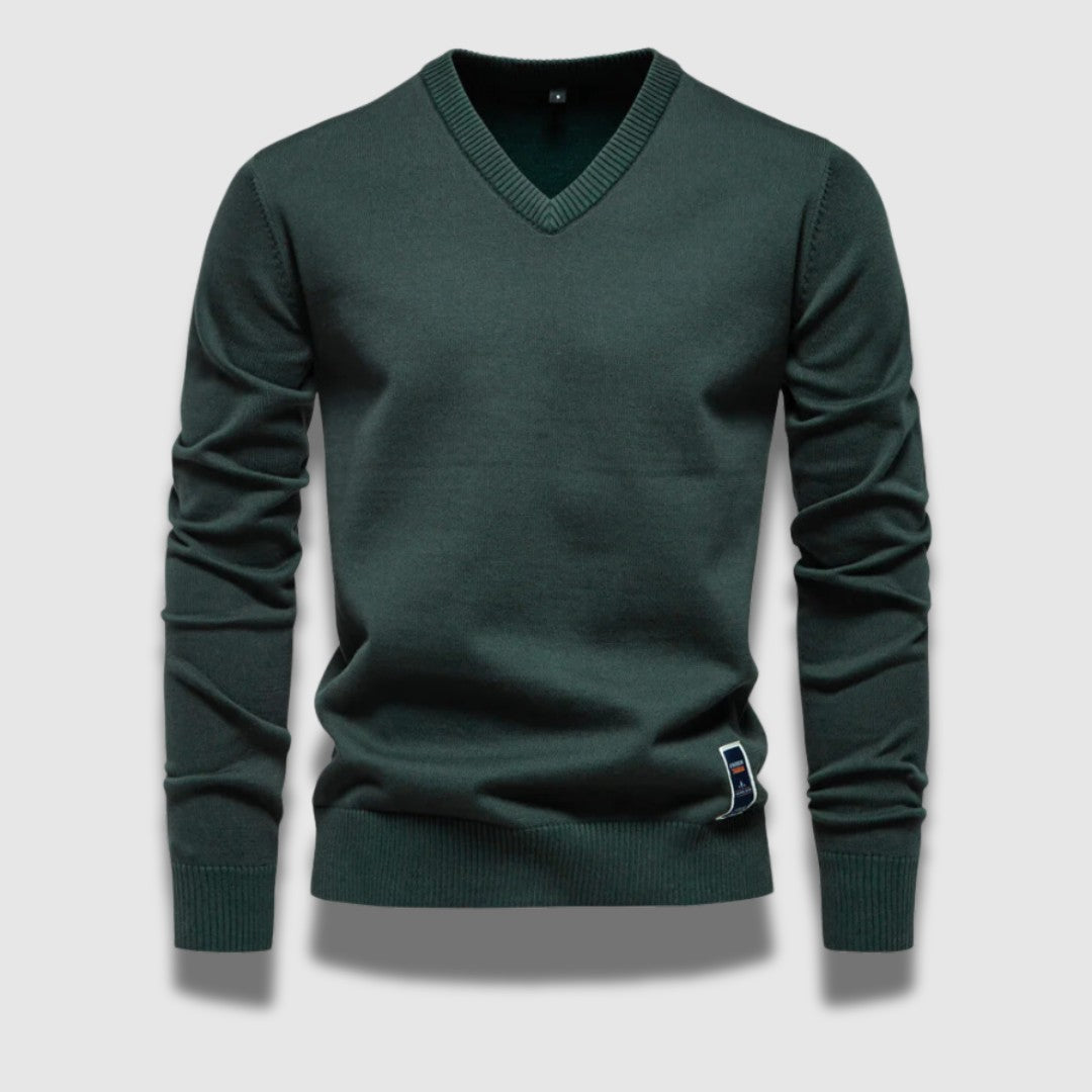 Men’s V-Neck Sweater – Tailored Warmth with Everyday Ease