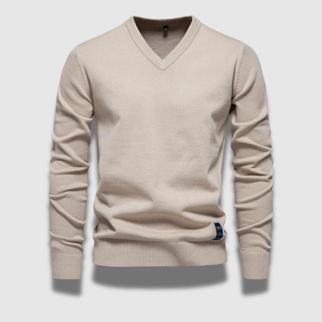 Men’s V-Neck Sweater – Tailored Warmth with Everyday Ease