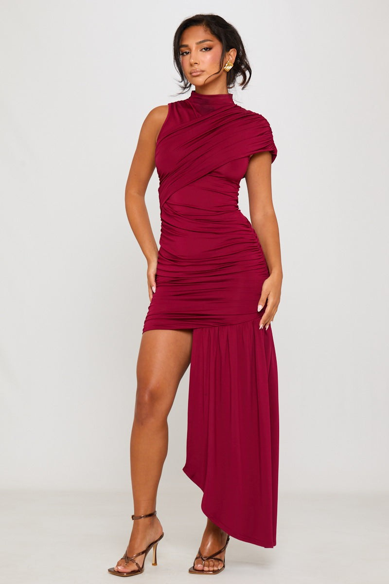Valoria Draped Mini Dress