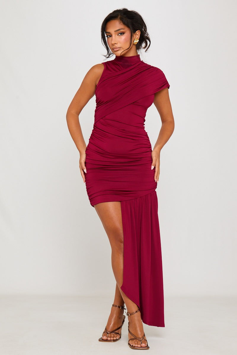 Valoria Draped Mini Dress