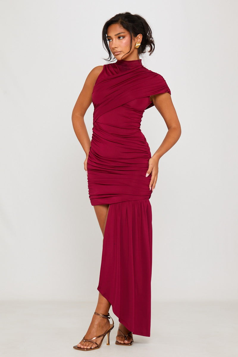 Valoria Draped Mini Dress