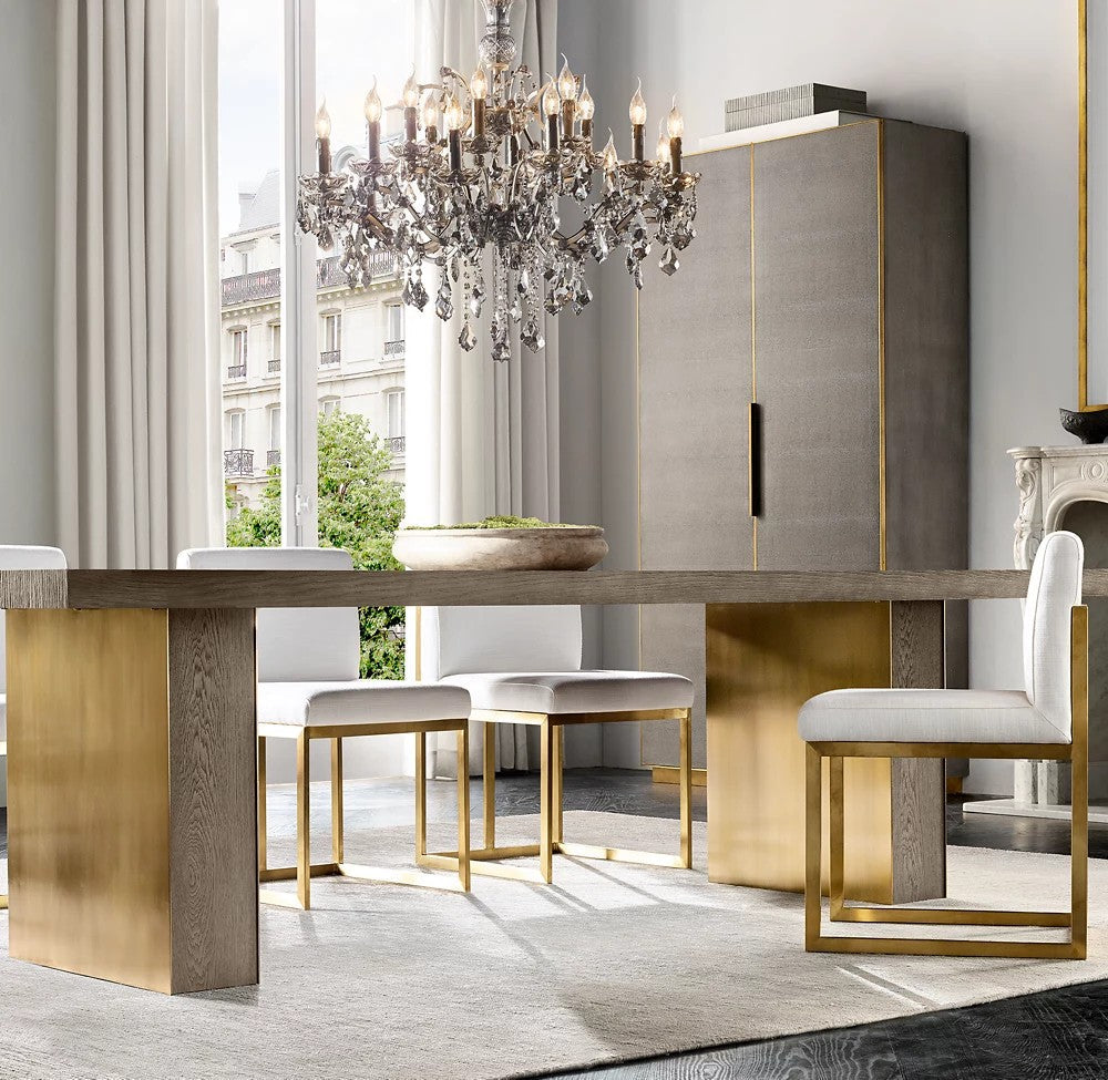 19th-Century Rococo Iron and Crystal Round Chandelier