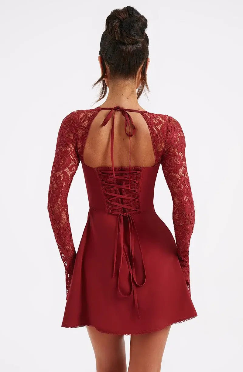 Amaline Lace Mini Dress