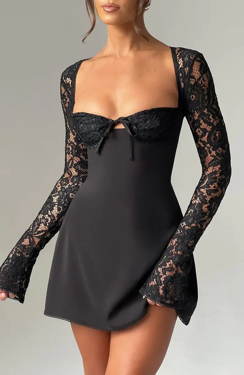 Amaline Lace Mini Dress