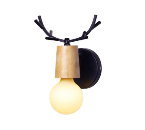 Antler-Inspired Iron Wall Light