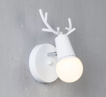 Antler-Inspired Iron Wall Light