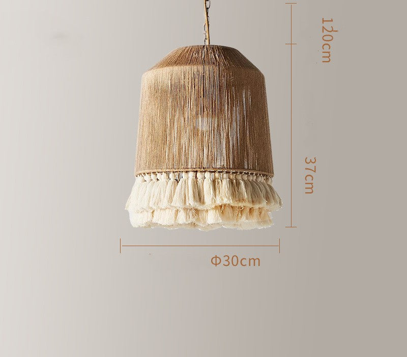 Bohemian Tassel Rope Chandelier