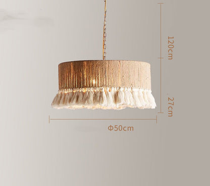 Bohemian Tassel Rope Chandelier