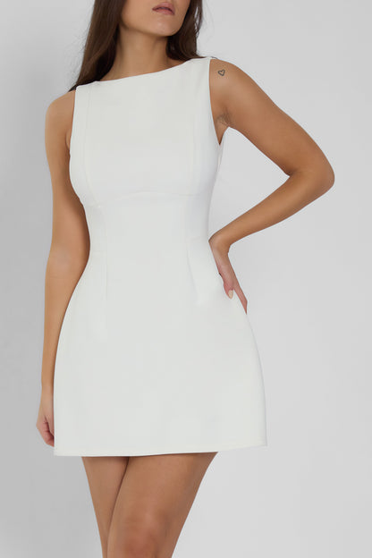 Brielle Open-Back Mini Dress