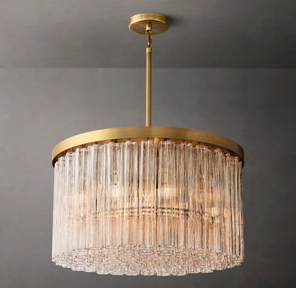 Cielo Blown Glass Globe Round Chandelier