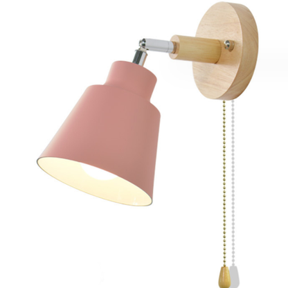 Colourful Iron Bedside Wall Lamp