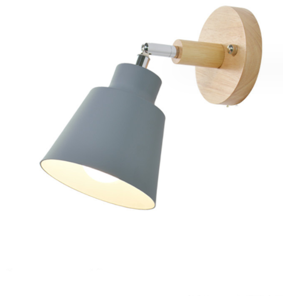 Colourful Iron Bedside Wall Lamp