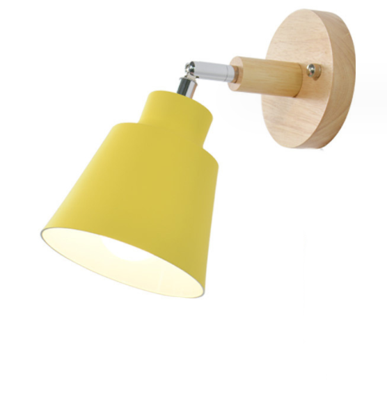Colourful Iron Bedside Wall Lamp