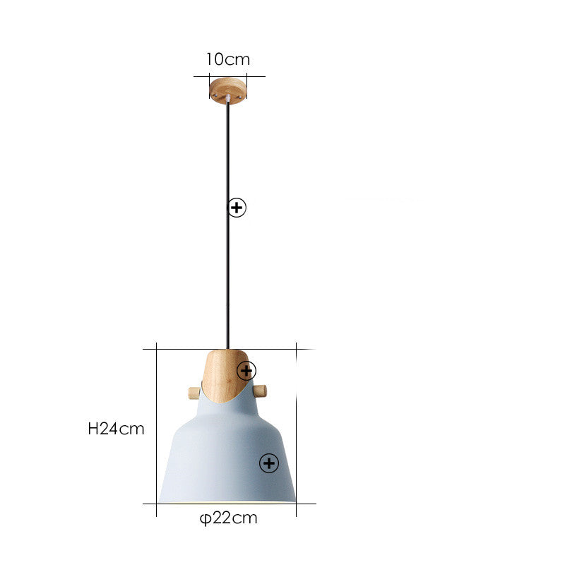 Colourful Nordic LED Pendant