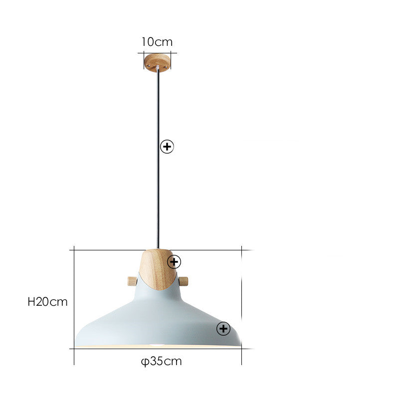 Colourful Nordic LED Pendant