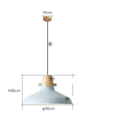 Colourful Nordic LED Pendant