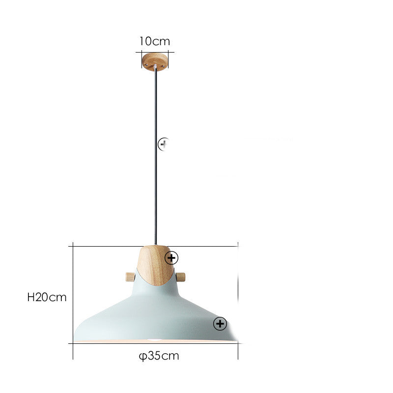 Colourful Nordic LED Pendant
