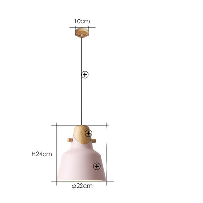 Colourful Nordic LED Pendant