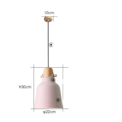 Colourful Nordic LED Pendant