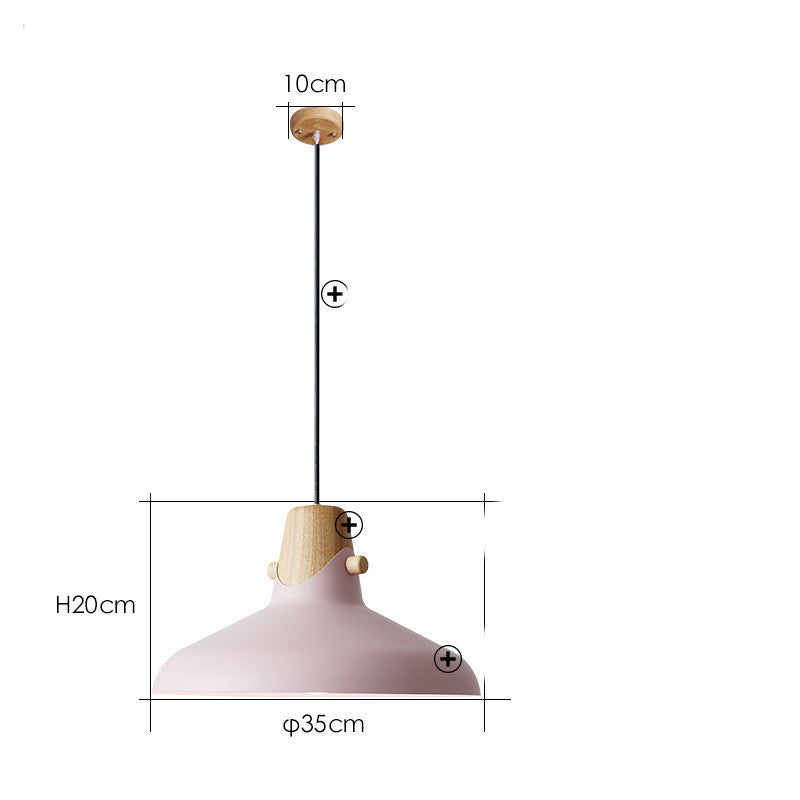 Colourful Nordic LED Pendant