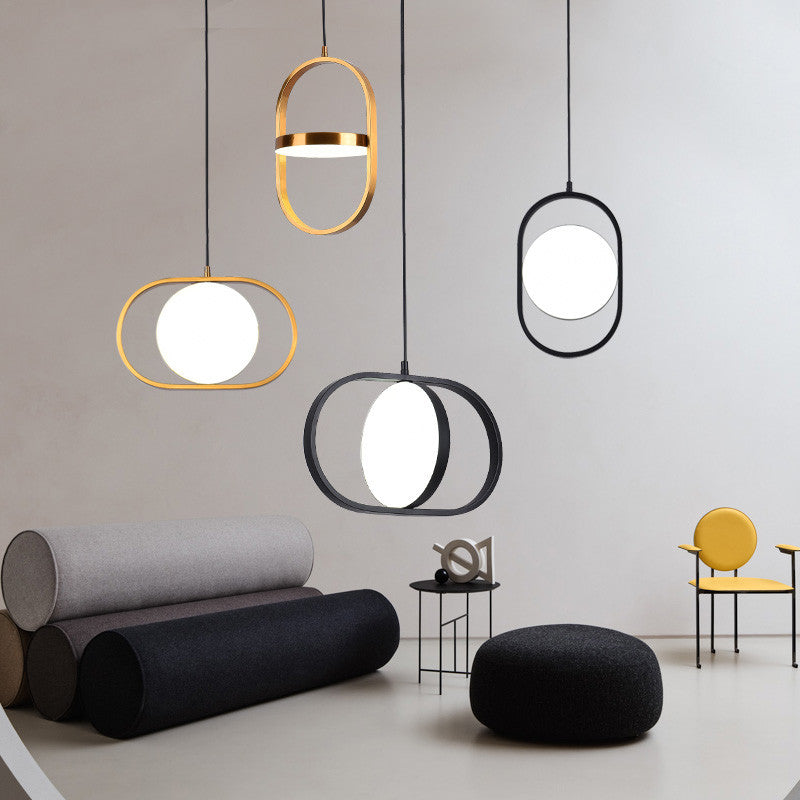 Compact Black LED Pendant