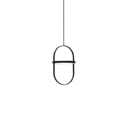 Compact Black LED Pendant