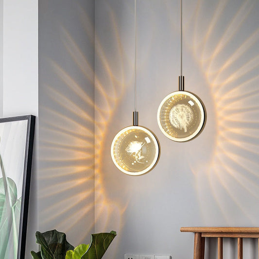 Crystal Motif Bedside Pendant