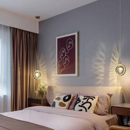Crystal Motif Bedside Pendant