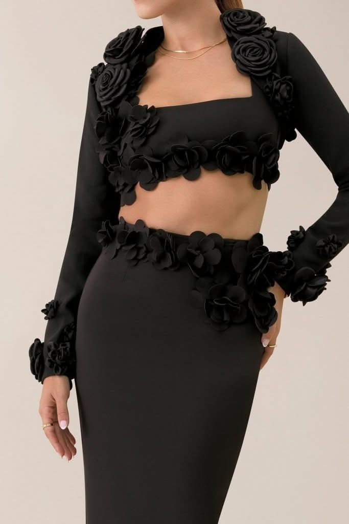 Elysia Floral Bolero Jacket