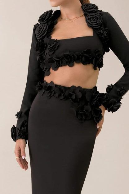 Elysia Floral Bolero Jacket