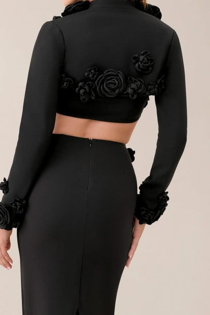 Elysia Floral Bolero Jacket