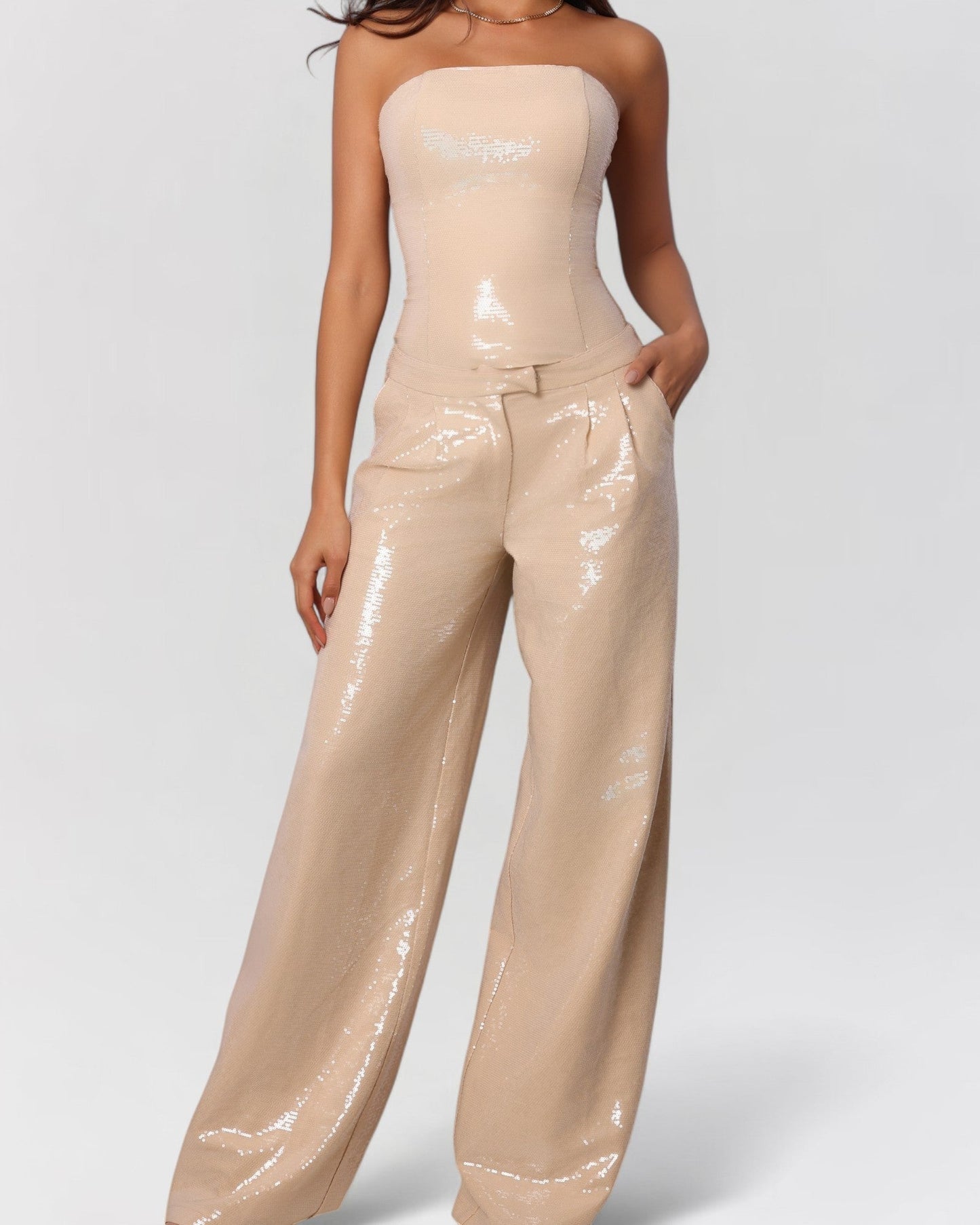Estelle Sequin Tube Top