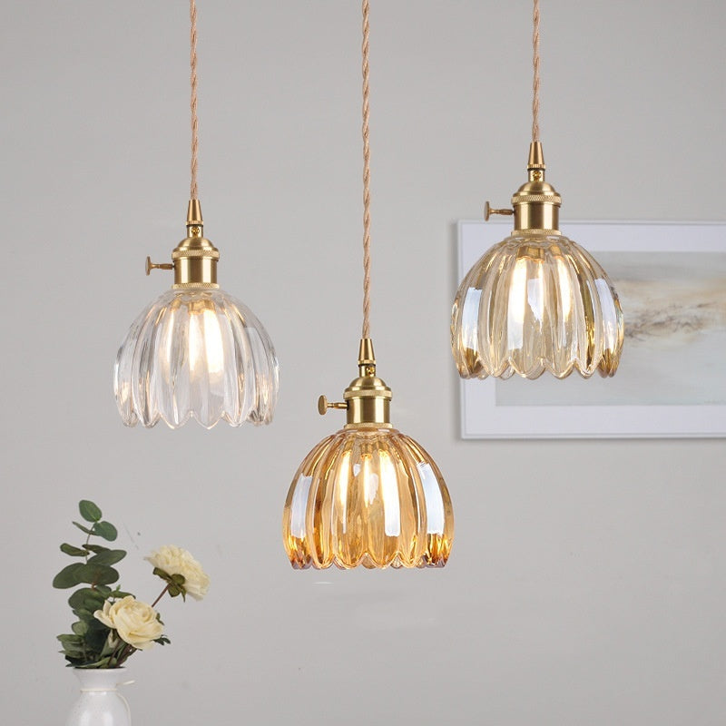 Flower Glass Bedside Sconce