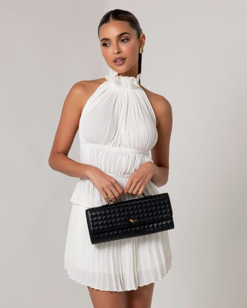 Isolde Pleated Mini Skirt