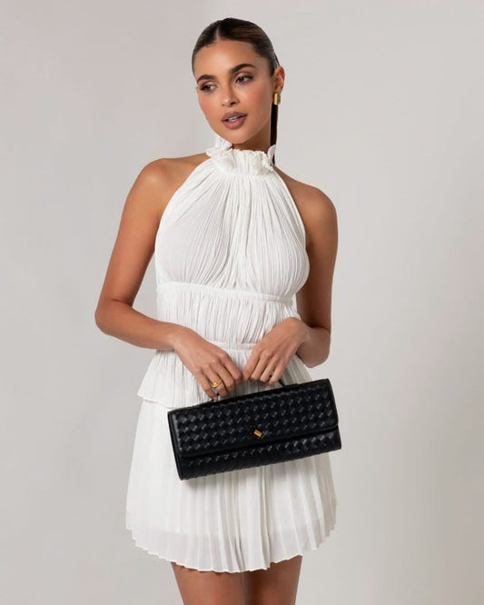 Isolde Pleated Mini Skirt