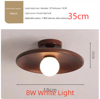 Japanese Wood Aisle Ceiling Light