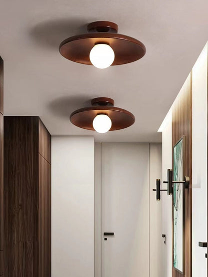 Japanese Wood Aisle Ceiling Light