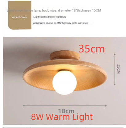 Japanese Wood Aisle Ceiling Light