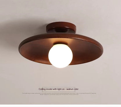 Japanese Wood Aisle Ceiling Light