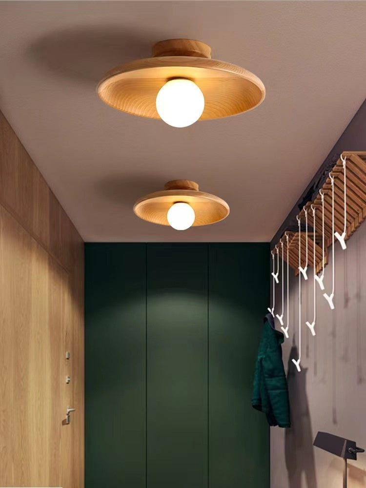 Japanese Wood Aisle Ceiling Light